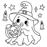 Spooky Halloween Colouring Book