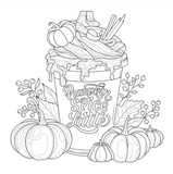 Autumn Dreams Colouring Book