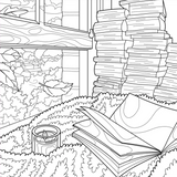 Autumn Dreams Colouring Book