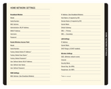 Red Personal Internet Address & Password Logbook