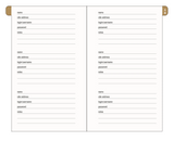 Cosmos Personal Internet Address & Password Logbook