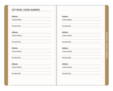 Cosmos Personal Internet Address & Password Logbook