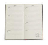 Paperblanks 2027 Lotus River Slim Weekly Horizontal Planner