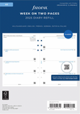 A5 2025 Week on Two Pages Diary