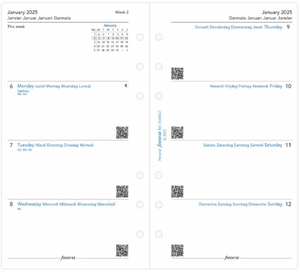 Personal 2025 Week on Two Pages Diary