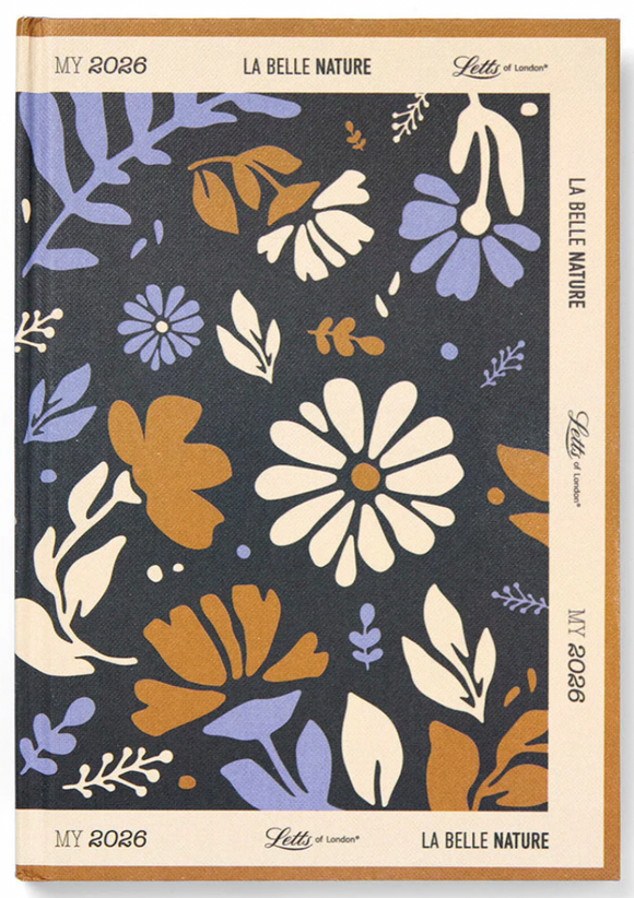 Letts 2026 Belle Nature A5 Agenda in 2 Colours