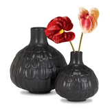 Black Bulb Vases
