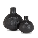Black Bulb Vases