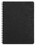 A5 Black Spiral Clairefontaine - Lined 5.8" x 8.3"