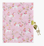 Locking Unicorn Blooms Journal