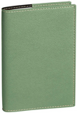 Leather Refillable Pocket Notebook - Sage