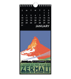 2027 Travel Postcard Calendar
