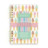 Cool & Creamy Harper Split-Spiral Notebook & Pen Set