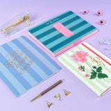 2027 Cabana Stripes Monthly Academic Planner