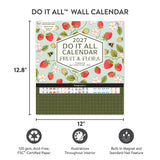2027 Fruit & Flora Do It All™ Academic Wall Calendar