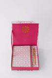 Luxury Stationery Set - Folk Pattern Pink/Purple