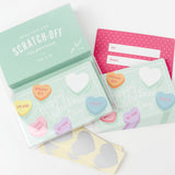 Valentines Cards Set - Sweethearts (Scratch-off)