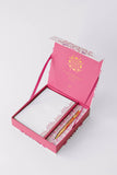 Luxury Stationery Set - Folk Pattern Pink/Purple