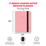 2027 Purring Pink Hunter Jotter Medium Planner