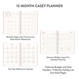2027 Cabana Stripes Casey Planner