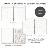 2027 Birds & Blooms Spiral Academic Planner