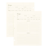 Petite Recipe Page Set