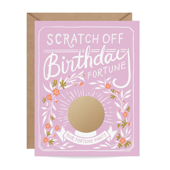 Birthday - Floral Fortune (Scratch-off)