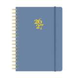 2027 Blue Gray Tri-Tab Academic Planner