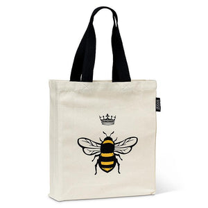 Canvas Tote Bag - Bee with Crown