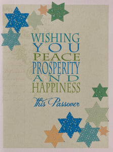 Passover - Peace, Prosperity and Happiness