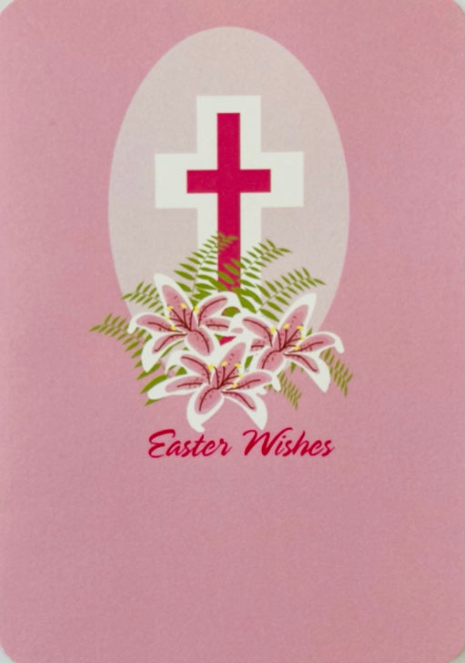 Easter - Pink Lilies & Cross