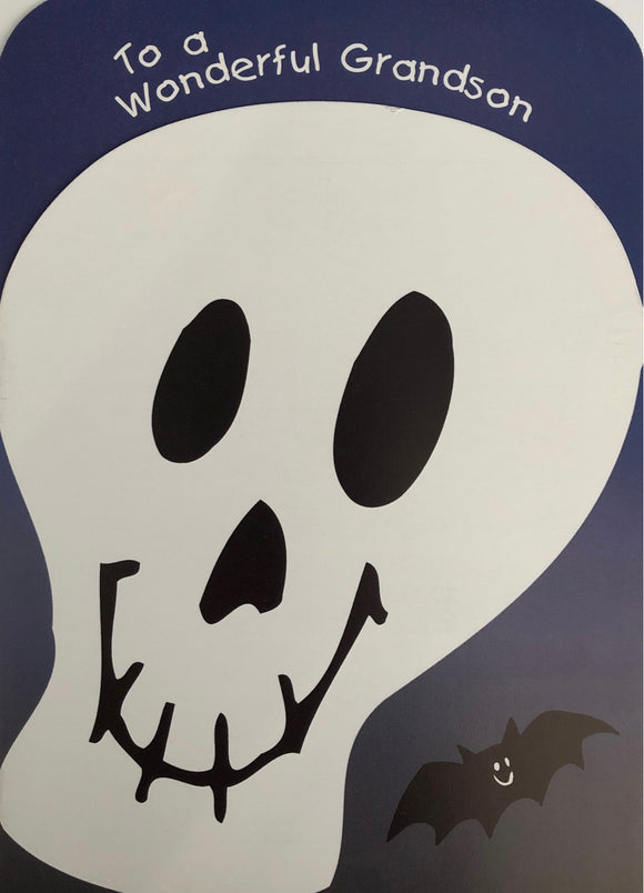 Halloween Card - Grandson