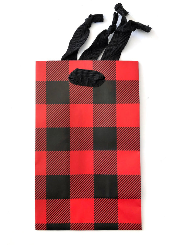 Buffalo Plaid Gift Bag - Small