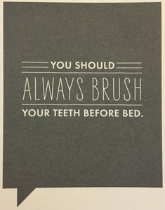Humour - Brush Your Teeth