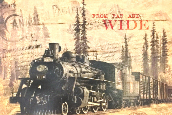 Postcard - Train