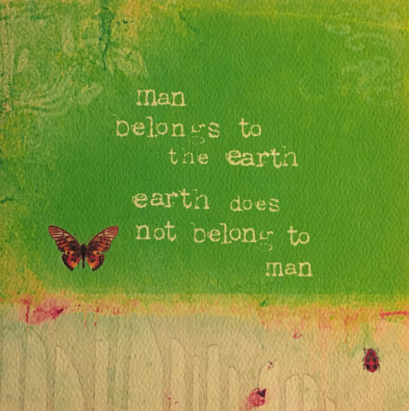 Blank - Man Belongs to Earth