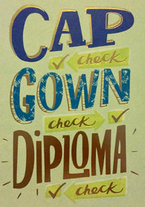 Graduation - Cap Gown Diploma