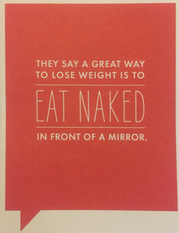 Humour - Eat Naked