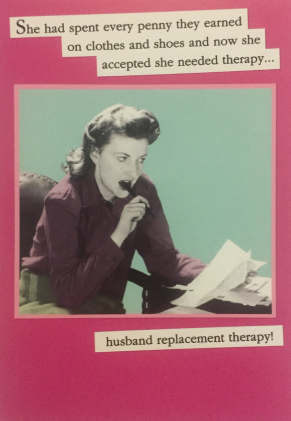 Humour - Husband Replacement Therapy
