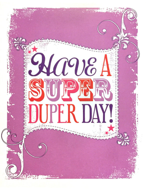 Birthday - Super Duper Day
