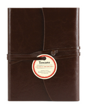 Cavallini Leather Notebook - Brown