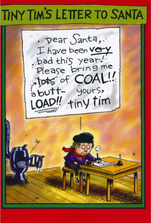 Christmas Humour - Tiny Tim's Letter