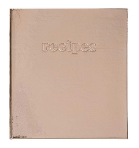 Pocket Page Recipe Book - Rose Gold