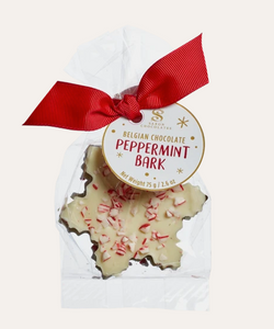 Saxon Snowflake Peppermint Bark