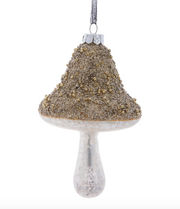 Glitter Mushroom Ornament