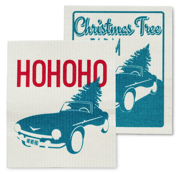 Swedish Dish Cloth - Retro Car