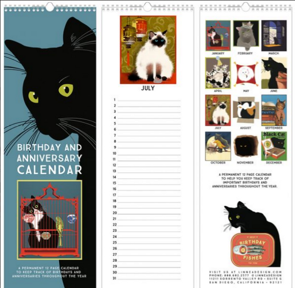 Perpetual Calendar - Cats