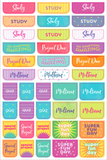 Planner Organization Stickers - Student