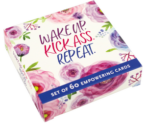 Wake Up, Kick Ass, Repeat Motivational Card Deck