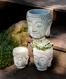 Small Buddha Head Planter